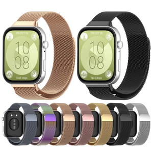Ajuste rápido de acero inoxidable Milanese No Gaps Band para <span class=keywords><strong>Samsung</strong></span> <span class=keywords><strong>Galaxy</strong></span> <span class=keywords><strong>Watch</strong></span> 7 6 5 <span class=keywords><strong>4</strong></span> Classic 5Pro Correa de metal de bucle magnético - Product Image 6