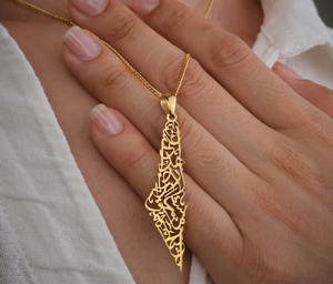 Collier en acier inoxydable 316 <span class=keywords><strong>L</strong></span> pour <span class=keywords><strong>carte</strong></span> du Pakistan Plaqué or 18 carats Collier Pakistan Jerwerlry Fashional - Product Image 2