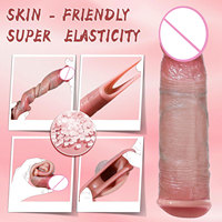 Ensemble de Godemichés Réalistes en Silicone Creux pour Hommes, Doux, Étanche et Écologique, Jouets Sexuels pour Adultes