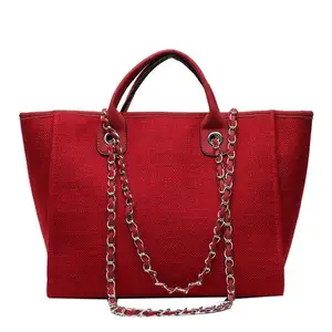 L0534 Single Shoulder Large Canvas tote Handbag Box Trendy Ladies Handbags Bags New Women Solid Color Big bags Party bag Evening