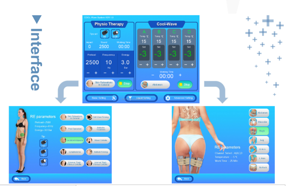 Pneumatic Shockwave Physiotherapy Criolipolysis Slimming Machine 2 in 1 Cool Pads Fat Freezing Extracorporeal Shock Wave Therapy Equipment For Pain Relief Pneumatic shock wave machine physiotherapy pain relief - Honkay shockwave therapy machine,shockwave therapy,shock wave therapy device,shock wave,shockwave therapy machine
