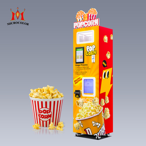 Máquina Expendedora Automática de Palomitas de Maíz con Pantalla Táctil y 2 Sabores para Uso Comercial, Máquina Inteligente para Hacer Palomitas de Maíz - Product Image 1
