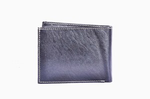 Top-Grade Premium Hommes Bi-Fold RFID Protégé Fabriqué À La Main Vintage En Cuir Véritable Mince Logo Conception De Luxe Style Décontracté Court - Product Image 2