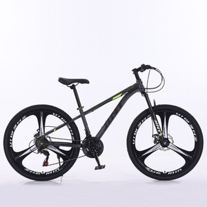 Vélo de montagne JINT 26 pouces 21 vitesses Frein à disque Fourche à suspension Jante en aluminium Vélo tout-terrain unisexe pour adultes - Product Image 4