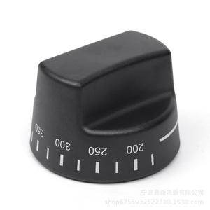 Bouton de thermostat de four de remplacement PB010099 en plastique noir avec marquage 200 250 300 350 degrés pour pièces de four électrique - Product Image 1