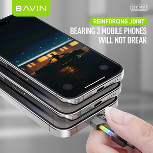 Bavin สายชาร์จข้อมูล USB ชนิด C เซลล์ไฟ LED 12W ทำจากไนลอน <span class=keywords><strong>CB311</strong></span>ออกแบบได้ตามต้องการ - Product Image 5