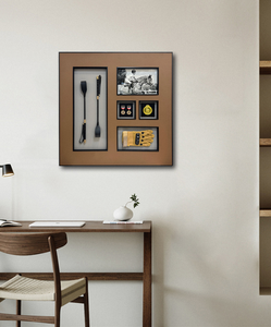 Trang trí cổ điển sang trọng 3D hỗn hợp phương tiện truyền thông tác phẩm nghệ thuật tường thiết kế bức tranh hiện đại Châu Âu cưỡi ngựa Câu lạc bộ tường nghệ thuật - Product Image 5