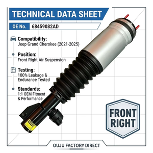 Amortiguadores Delanteros de Aire 2021-2025 con Resorte Neumático y ECD 68459082AD para Jeep Grand <span class=keywords><strong>Cherokee</strong></span> <span class=keywords><strong>4x4</strong></span> WL/WL75 - Product Image 1