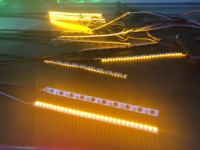 Bandes LED flexibles FPC 12V 8mm de largeur, blanc ambre, à changement de couleur