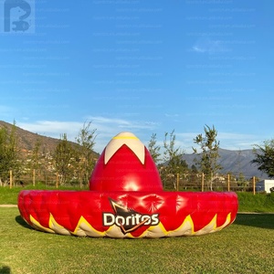 Chapeau Sombrero Charro Gonflable Géant Personnalisé avec Logo, Chapeau à Large Bord de Culture Mexicaine, Accessoire Publicitaire Gonflable pour le Cinco de Mayo - Product Image 6