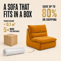 Canapé de sol moderne en chenille, fauteuil paresseux rembourré en mousse, chaise longue confortable pour salon et chambre à coucher, meuble d'appoint.