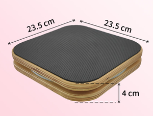 Exercise Twist <strong>Board</strong> Balance Waist Twister Wood Twist <strong>Board</strong> Body Toning Abdominal Sculptor Portable <strong>Twisting</strong> Disc for <strong>Workout</strong> - Product Image 5