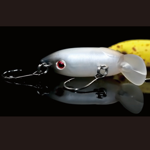 Esca Galleggiante Crank Bait 33mm 2.8g con Amo Singolo, Esca Artificiale in ABS per Pesca in Acqua Salata, Spigola e <span class=keywords><strong>Trota</strong></span> - Product Image 5