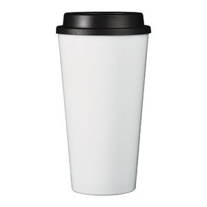 Керамическая кружка для путешествий с логотипом на заказ, холодный горячий напиток, многоразовые кофейные чашки с крышкой - Product Image 2
