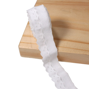 High Quality Custom Underwear <strong>Ruffle</strong> <strong>Elastic</strong> Trim <strong>Elastic</strong> Strap 25mm <strong>Elastic</strong> Waistband for Boxers Wedding Dress Evening Gown - Product Image 1