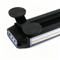 Barre lumineuse LED stroboscopique à 4 faces 30-102W, 13-50 pouces, boîtier PC et aluminium, plusieurs couleurs, balise lumineuse linéaire longue à clignotement pour véhicule