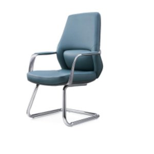 Chaise de bureau en cuir moderne et confortable avec accoudoirs et dossier 37731-6903A 37731-6903B 37731-6903D - Product Image 1