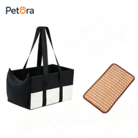 Sac de transport matelassé de luxe Petora pour chien, anti-rayures, pour l'extérieur et la voiture