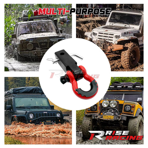 RISE Prix Abordable <span class=keywords><strong>Attelage</strong></span> Arrière Universel en Acier pour <span class=keywords><strong>Remorque</strong></span> 4x4, Pièces de Remorquage en Fer, Kits de Crochets de Remorquage pour Récepteur de <span class=keywords><strong>Remorque</strong></span> - Product Image 5