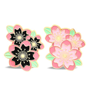 Bán Buôn Tùy Chỉnh Kim Loại Ve Áo Phù Hiệu Mềm Men Hoa Động Vật Thanh Lịch Retro Pins Thời Trang Trâm Trang Phục Chính Thức Mặc Tổ Chức Sự Kiện Xã Hội Thiết lập - Product Image 3