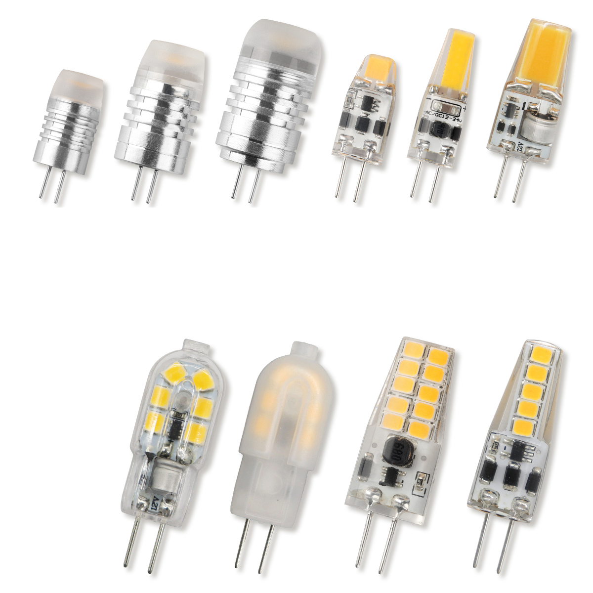 Mini G4 COB Bulb 12V 24V LED Lamp Light 1.2 2W 3W AC DC 12V G4 Lampada with 360 Beam for Office Halogen Replacement