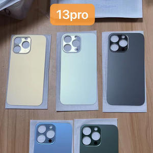 Boîtier de batterie pour iphone xs max 11 12 13 verre grand trou couvercle grand trou pièces de rechange pour boîtier arrière de batterie iphone - Product Image 3