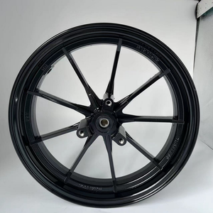 12 Zoll schwarz Vorderrad Aluminium legierung Faser Roller Motorrad Elektro fahrzeug Vorderrad - Product Image 2