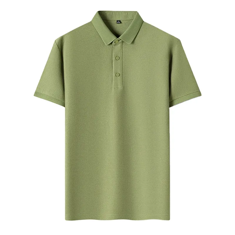 Business Jacquard Custom Logo Mesh Plain Tactical Golf Men's Polo T shirts For Men