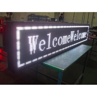 P10 dip weiße farbe einzelner text laufende chinesische videos hd led-display