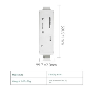 แบตเตอรี่ลิเธียมไอออนแบบซองนิ่มชนิดเทอร์นารี 3.65V 65Ah ที่ปรับแต่งได้สำหรับการจัดเก็บพลังงาน - Product Image 4