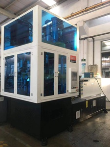 Macchina automatica per il lavaggio di bottiglie rotative doppia stazione di plastica per soffiaggio ad iniezione per pezzi di ricambio di bottiglie