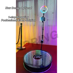 Clear Foto 2022 Platform Portable Photobooth 360 Mega Booth 360 Booth Backdrop Greenscreen 360 Video Photo Booth Backdrop Stand