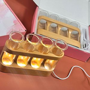 Plantes vertes hydroponiques en stock, fleurs fraîches et séchées, lampes à tube, lumières d'ambiance LED pour arrangements floraux, décoration intérieure - Product Image 2