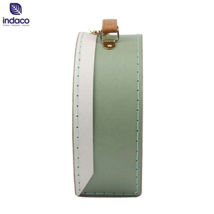 The new Nordic style rainbow semi-circular suitcase is a storage box suitable for <b>clothes</b> and items of newborns - Product Image 4