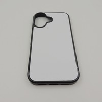 Offres Spéciales 2D blanc souple TPU + PC Sublimation couverture de téléphone portable pour Iphone16/16 Pro Max avec tôle