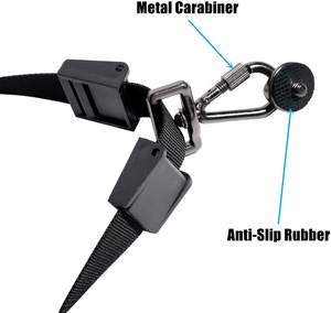 अनुकूलित कैमरा गद्देदार कंधे गर्दन का पट्टा गोफन बेल्ट जल्दी रिलीज सुरक्षा काले महिलाओं पुरुषों सभी <span class=keywords><strong>DSLR</strong></span> यूनिवर्सल एसएलआर कैमरों के लिए - Product Image 4