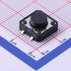 TS-1094S-A4B3-D1 Tactile Switch SMD-4P,12x12mm Switch Single Pole Single Throw Round Button 12mm 12mm - Product Image 1