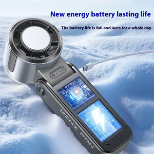 Ventilateur portable mini USB rechargeable, pliable, 0-100 vitesses, pour extérieur, voiture, ventilation domestique - Product Image 4