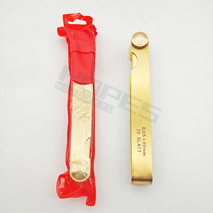 पीतल 13 पीसी 20 पीसी 20 पीसी 0.05-1.00 मिमी मोटाई फेलर गेज के बिना चुंबकीय गैर-स्पार्क प्लग मापने उपकरण - Product Image 5