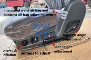 Asientos Universales Reforzados para Camiones, Asientos para Conductor y Pasajero - Product Image 4