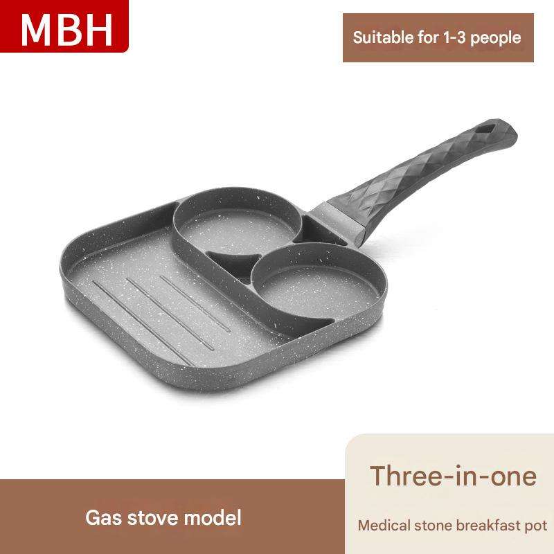 กระทะทอดไข่แบบ3 - in - 1