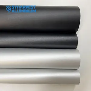Tubo de alumínio para quadro de bicicleta, 10 graus de dureza 6063 t5, perfis extrusos de liga de alumínio