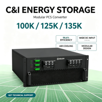 Système de conversion de puissance 125 kW, convertisseur bidirectionnel AC/DC pour stockage d'énergie, module de puissance PCS, système de conversion de puissance