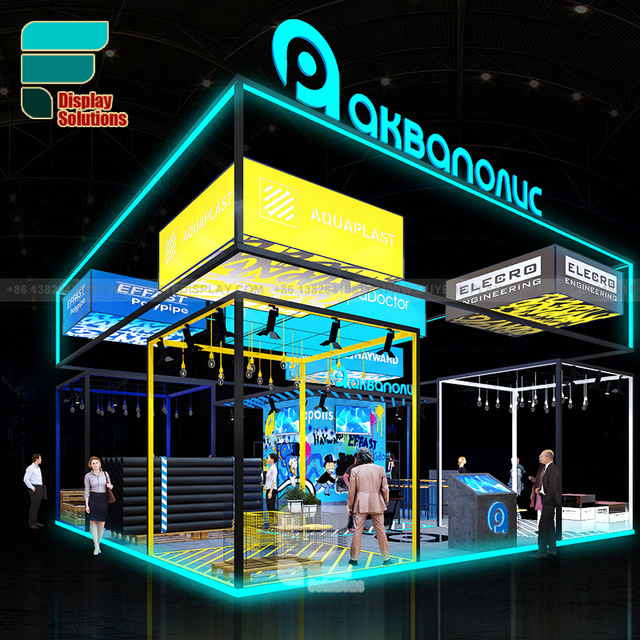 Modular LED Trade Show Booth Design for Advertising Ideas & Exhibition Booth Stands