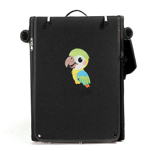 Kandang Burung Besar YBtoopet Yuebaitu Model 2516 XL untuk Burung Beo, <span class=keywords><strong>Cockatiel</strong></span> Hitam, Ventilasi di Kedua Sisi, Kotak Persegi Panjang - Product Image 6