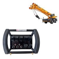 Télécommande de grue industrielle de haute qualité avec code fixe, étanche, emballage en métal et plastique, portée de 500 m