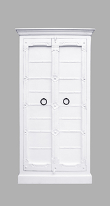 Armario de Madera de Mango Sólido con Estantes de Gran Capacidad, Gabinete de Almacenamiento Duradero para Dormitorio con Acabado Mate - Product Image 2