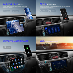 Podofo 6,9 "4 + 64G <span class=keywords><strong>Android</strong></span> Car Radio Autoradio Inalámbrico CarPlay/<span class=keywords><strong>Android</strong></span> Auto IPS Pantalla GPS WIFI BT AI DSP BT EQ Car Stereo ODM - Product Image 3