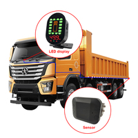 Système d'avertissement de proximité piétonne pour chargeur de chantier de grande taille PWAS 50M, système de détection d'angle mort pour camion