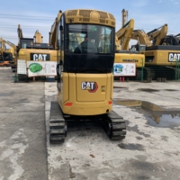 Excavateur Caterpillar Cat302 original d'occasion du Japon Mini pelle hydraulique sur chenilles de 2 tonnes avec un haut rendement à vendre à Shanghai